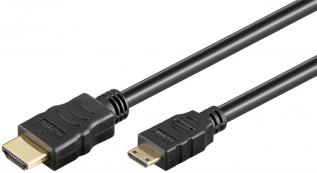 HDMI 2.0 kabel (4K@60Hz) - mini hane 1m @ electrokit