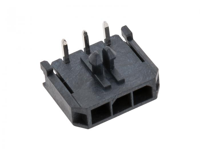 Stiftlist Micro-Fit hane 1x3p 3mm vinklad @ electrokit (1 av 1)