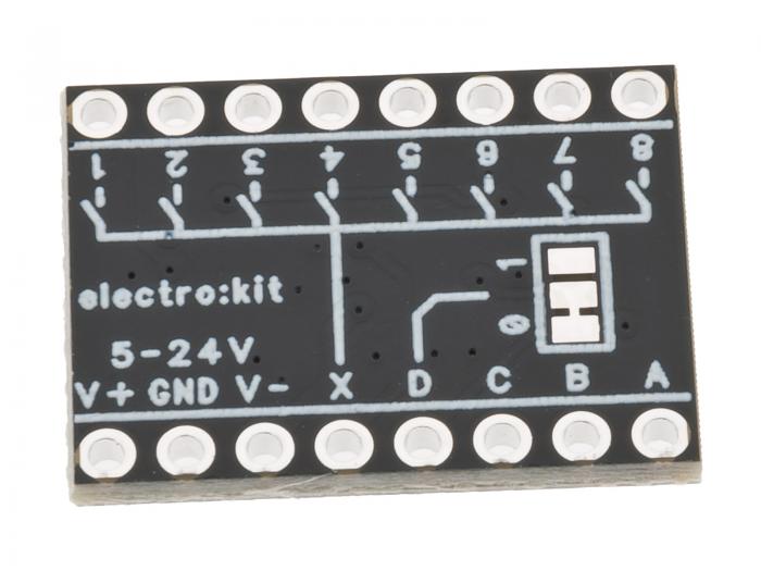 TMUX4051 analog multiplexer 8-kan monterad p kort @ electrokit (3 av 5)