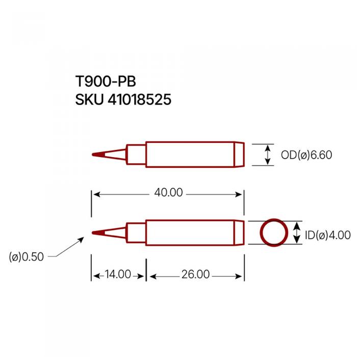 Ldspets T900-PB @ electrokit (2 av 2)