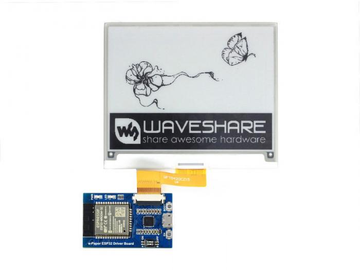 Kontrollerkort fr E-pappersdisplay ESP32 @ electrokit (8 av 10)