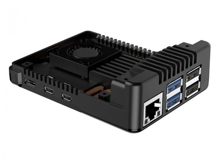 Argon NEO inbyggnadslda fr Raspberry Pi 5 svart @ electrokit (4 av 10)