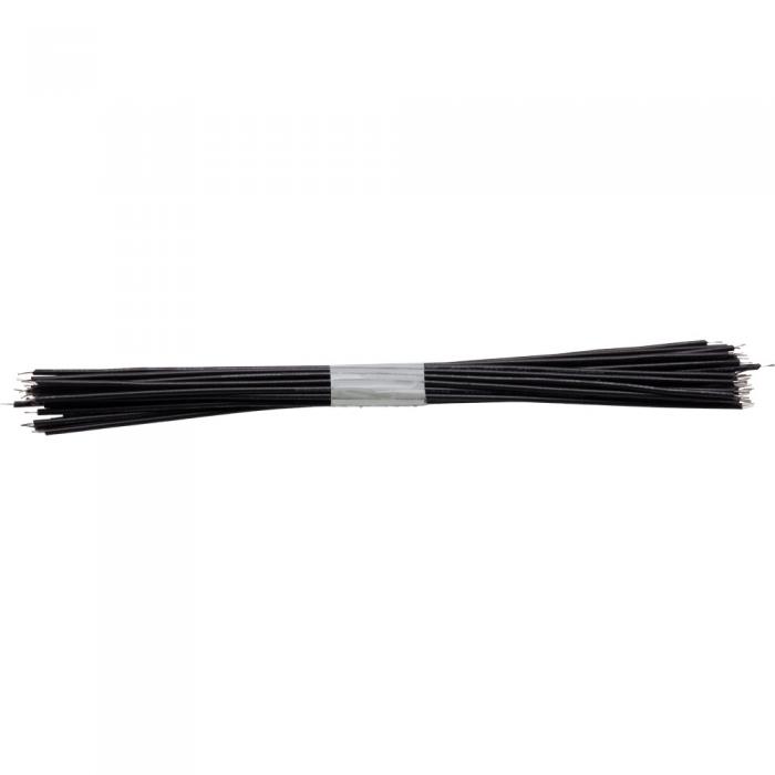 Hookup wire 150mm black 25-pack AWG26 @ electrokit (1 of 1)