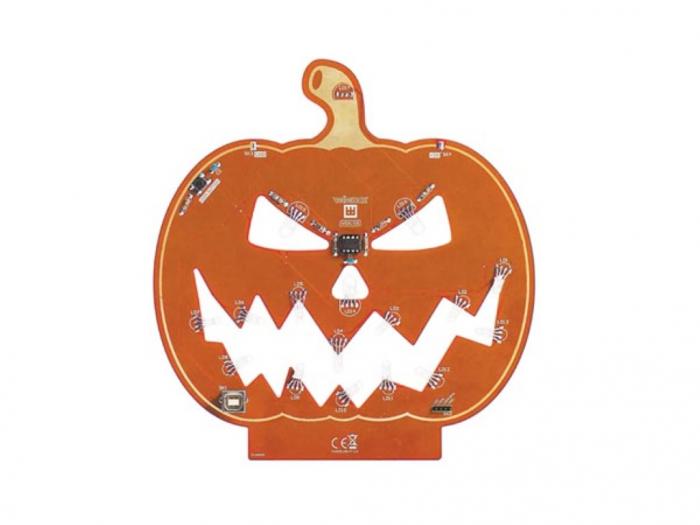 Halloween pumpkin XL - soldering kit @ electrokit (4 of 6)