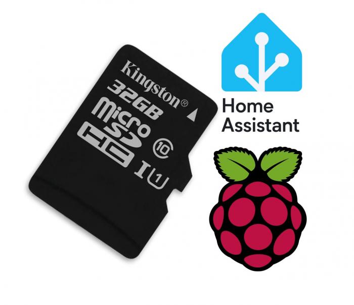 Minneskort med Raspberry Pi OS och Home Asistant 32GB @ electrokit (1 av 1)