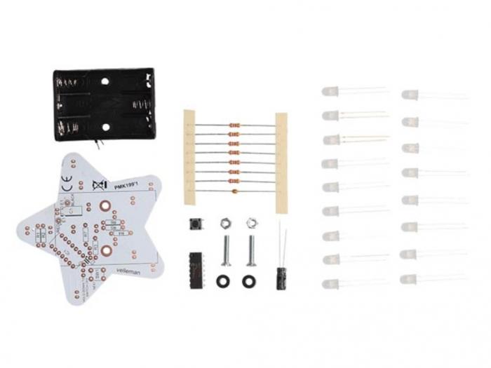 Blinkande vit LED-stjrna med effekter @ electrokit (5 av 5)