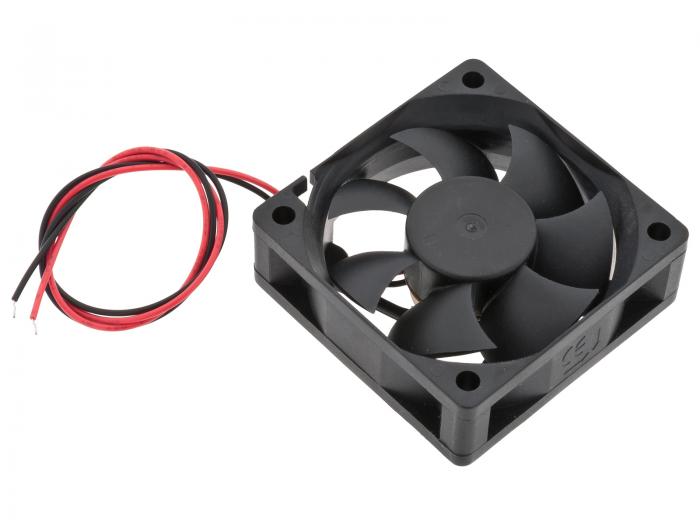 Fan 60x60x25mm 12V 140mA 3500rpm @ electrokit (1 of 2)