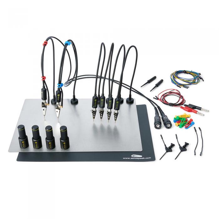 PCBite kit with 2x 100MHz and 4x SP10 handsfree probes @ electrokit (1 av 25)