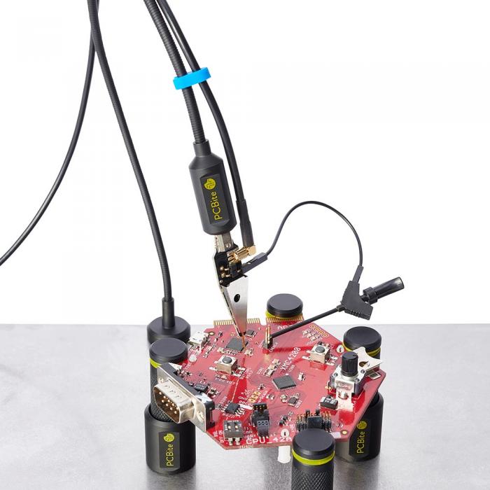 PCBite kit with 2x 100MHz and 4x SP10 handsfree probes @ electrokit (12 av 25)