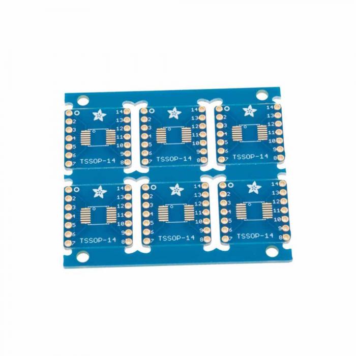 Adapterkort SO-14 / TSSOP-14 - DIP-14 - 6-pack @ electrokit (2 av 2)