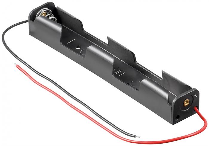 Battery holder long 2x AA cable @ electrokit (1 of 1)