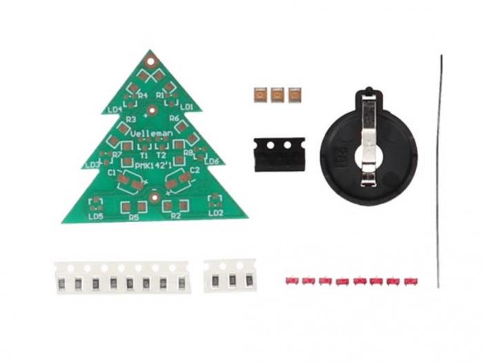 Blinkande julgran 6 LED - SMD ldvning @ electrokit (3 av 3)