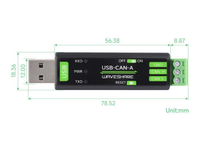 USB- till CAN-bus adapter @ electrokit (8 av 8)