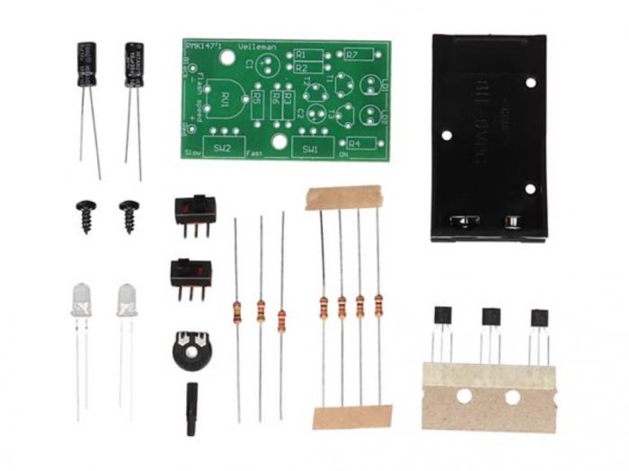 Stroboskop 2 LED - byggsats @ electrokit (2 av 2)