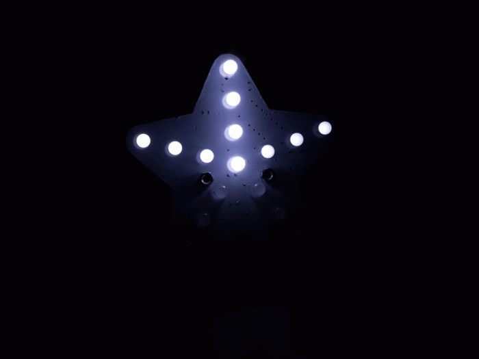 Blinking white LED star with effects @ electrokit (2 of 5)