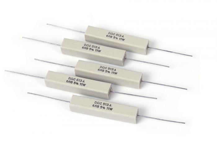 Effektmotstnd 11W 6.8ohm 5% - 5-pack @ electrokit (1 av 1)