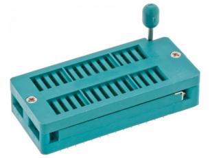 ZIF sockel 28-pin 0.6" @ electrokit