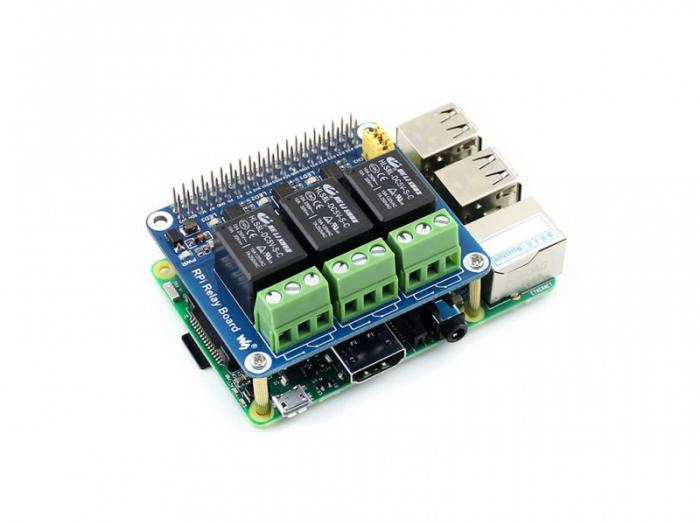 3x Rel HAT fr Raspberry Pi @ electrokit (3 av 4)