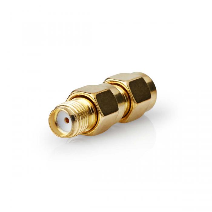 Adapter SMA-RP male to SMA female 2-pack @ electrokit (1 of 3)