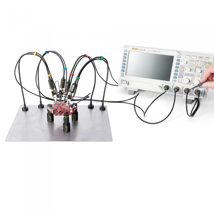PCBite kit with 2x 100MHz and 4x SP10 handsfree probes @ electrokit (15 av 25)