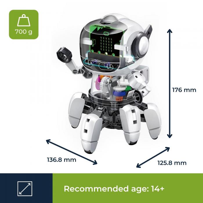 Tobbie II Robot kit (inkl. micro:bit) - byggsats @ electrokit (4 av 9)