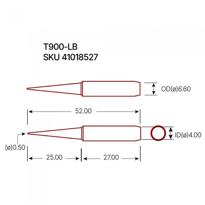 Solder tip T900-LB @ electrokit (2 of 2)