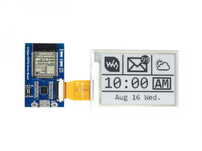 Kontrollerkort fr E-pappersdisplay ESP32 @ electrokit (7 av 10)