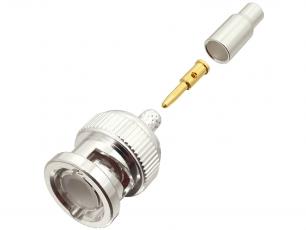 BNC plug RG-174 crimp @ electrokit