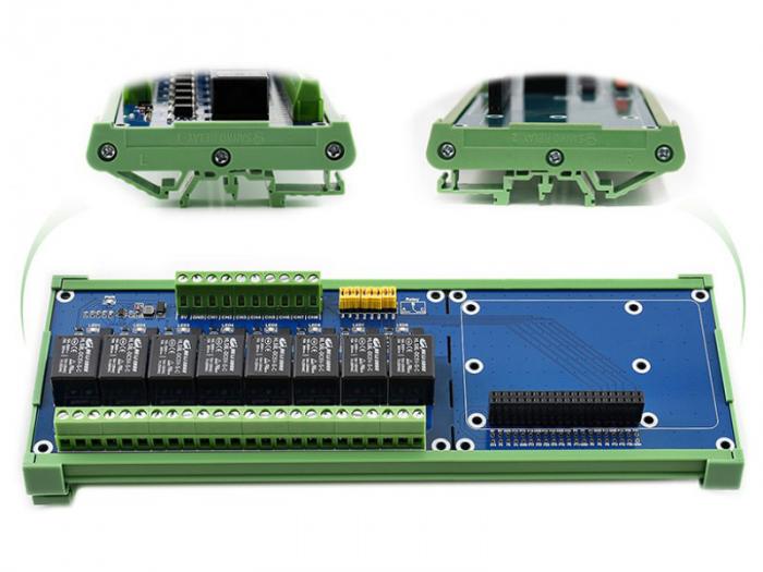 8x Relkort fr Raspberry Pi DIN-skena @ electrokit (6 av 7)