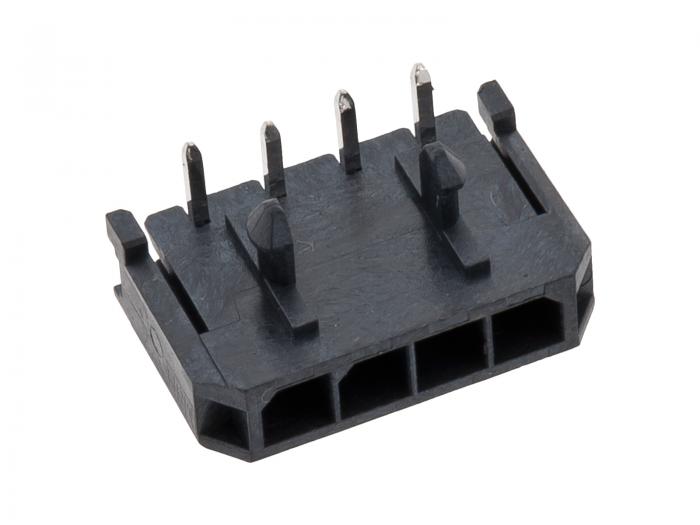 Stiftlist Micro-Fit hane 1x4p 3mm vinklad @ electrokit (1 av 1)