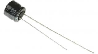 El.lyt 100uF 25V 85C ø8x5mm @ electrokit