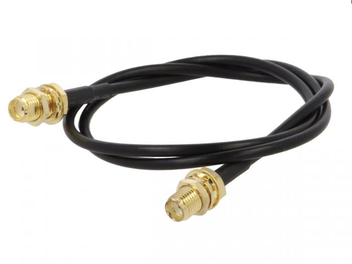 Kabel SMA-hona till SMA-hona RG-174 0.5m @ electrokit (1 of 1)