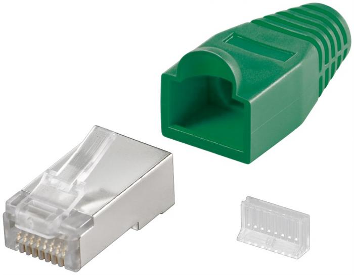 RJ45 plug Cat.5e shielded with strain relief @ electrokit (1 of 2)