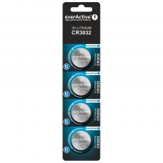 CR3032 batteries lithium 3V everActive 4-pack @ electrokit