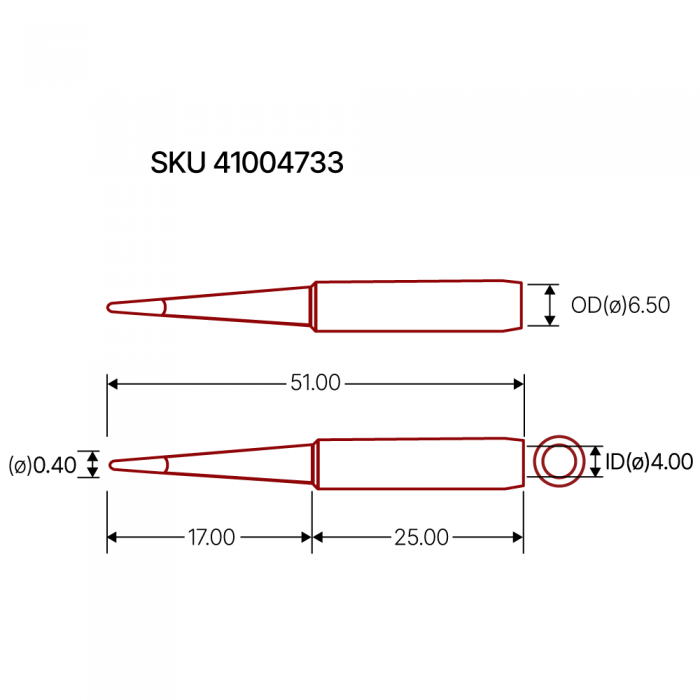 Ldspets 0.4mm BITC03 @ electrokit (2 av 2)