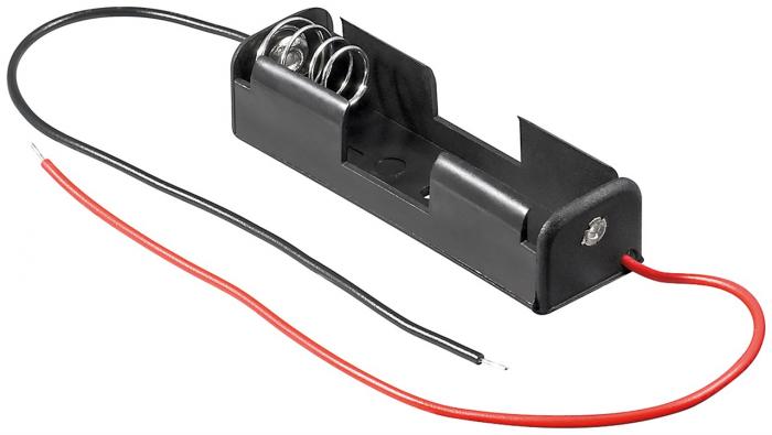 Battery holder 1x AA cable @ electrokit (1 of 1)