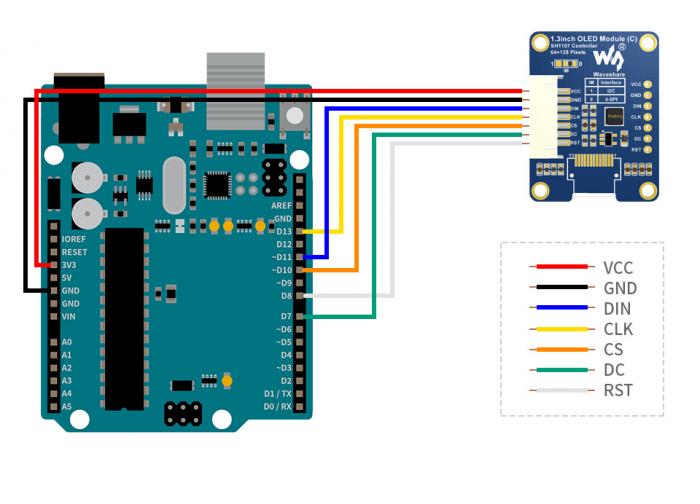 LCD OLED 1.3