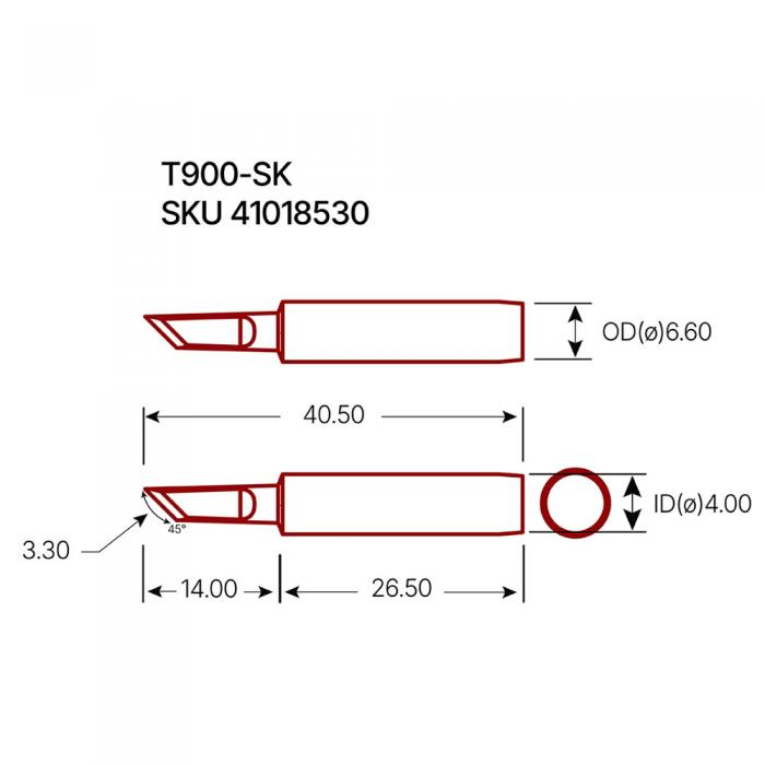 Solder tip T900-SK @ electrokit (2 of 2)