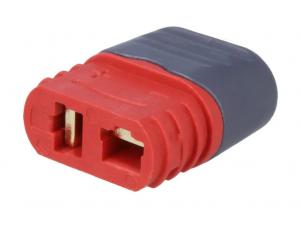 Batterikontakt T-plug hona typ Deans 25A @ electrokit