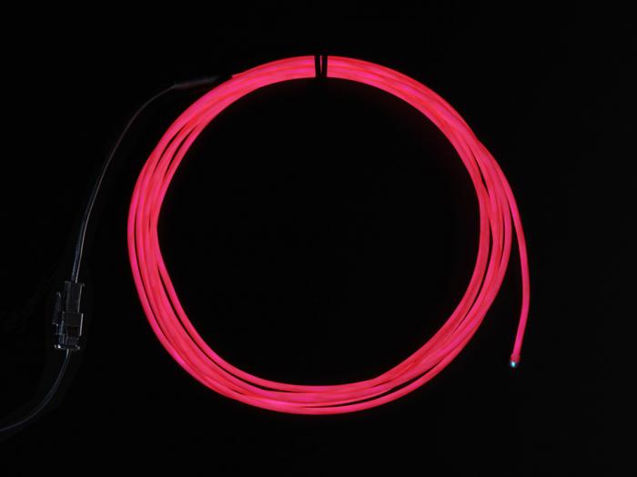 EL-wire 2.5m - pink @ electrokit (2 of 2)