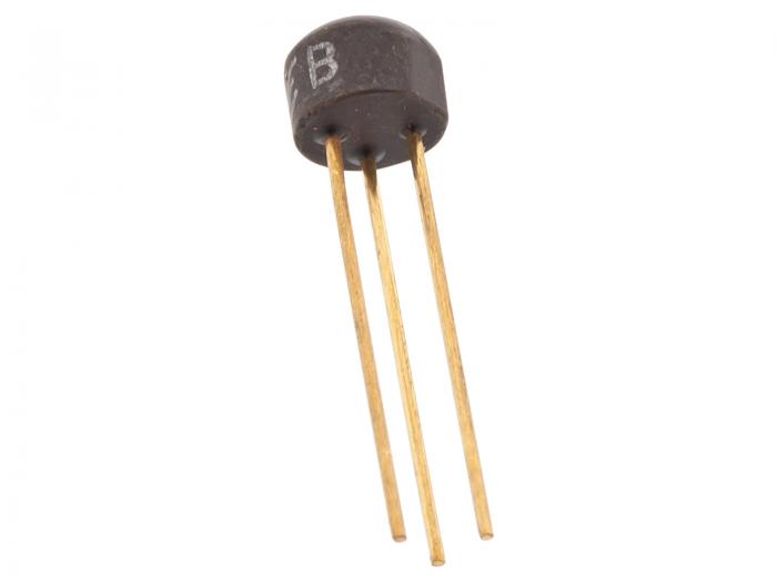 BC207B TO-106 Transistor Si NPN 45V 100mA @ electrokit (1 of 1)