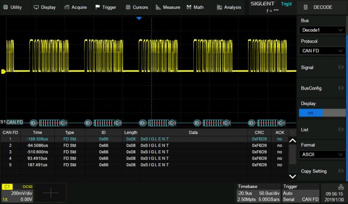 SDS6000Pro-CANFD CAN-FD decoding option (sw) @ electrokit (1 av 1)