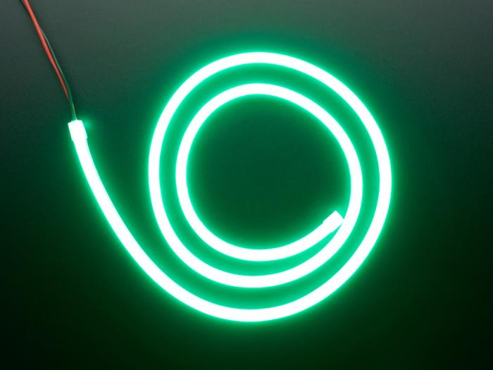 LED strip neon-like 12V 1m green @ electrokit (2 of 2)