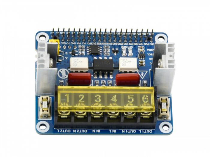 2x Triac HAT fr Raspberry Pi @ electrokit (6 av 11)