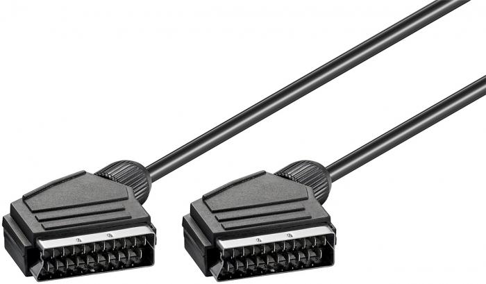 Scart cable 21-pin 1.5m @ electrokit (1 of 1)