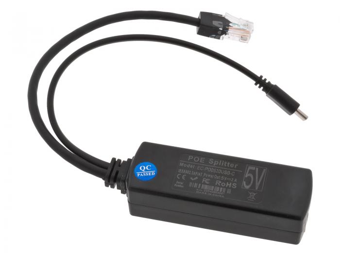 PoE Splitter 5V/2A to USB-C @ electrokit (2 of 2)