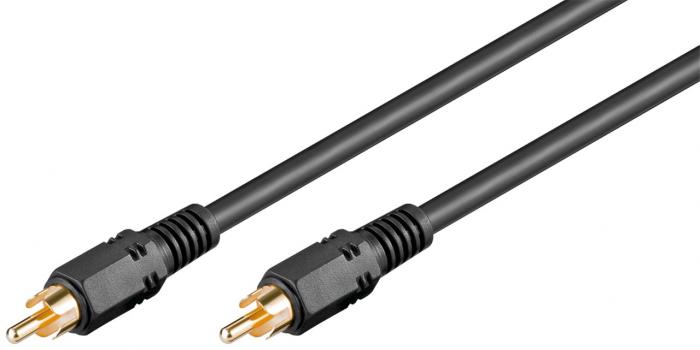 Digital audio or video - RG59 cable RCA 1.5m @ electrokit (1 of 1)