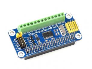 32-bit 10x ADC HAT för Raspberry Pi @ electrokit