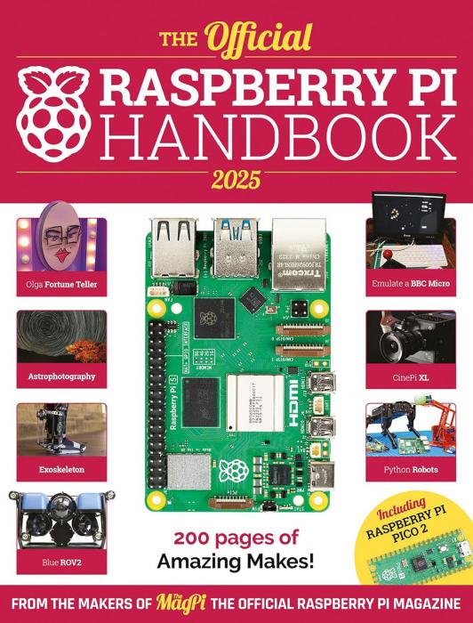 The Official Raspberry Pi Handbook 2025 @ electrokit (1 av 1)