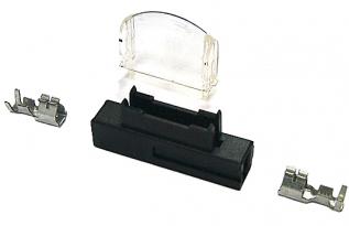 MIDI blade fuse holder with lid 20A @ electrokit